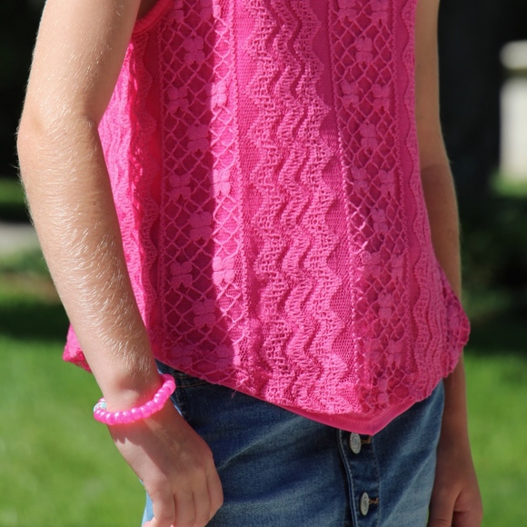 Side of Fries! Pink Tank - Picture 1 of 8